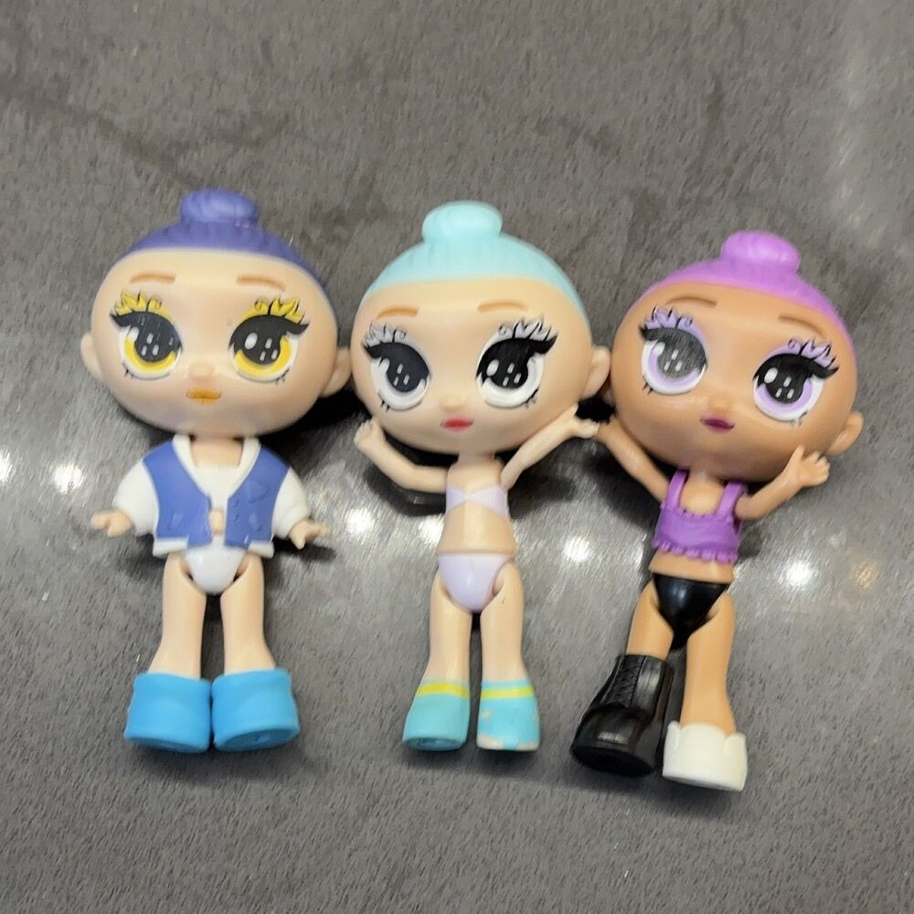Skyrocket Blume Surprise Dolls Play Doll Lot 3" Multi-color Collectible